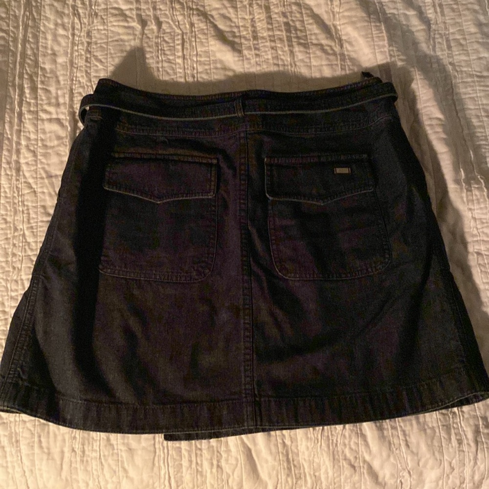 Chanel Denim Wrap Skirt, 42 - Picture 2 of 8